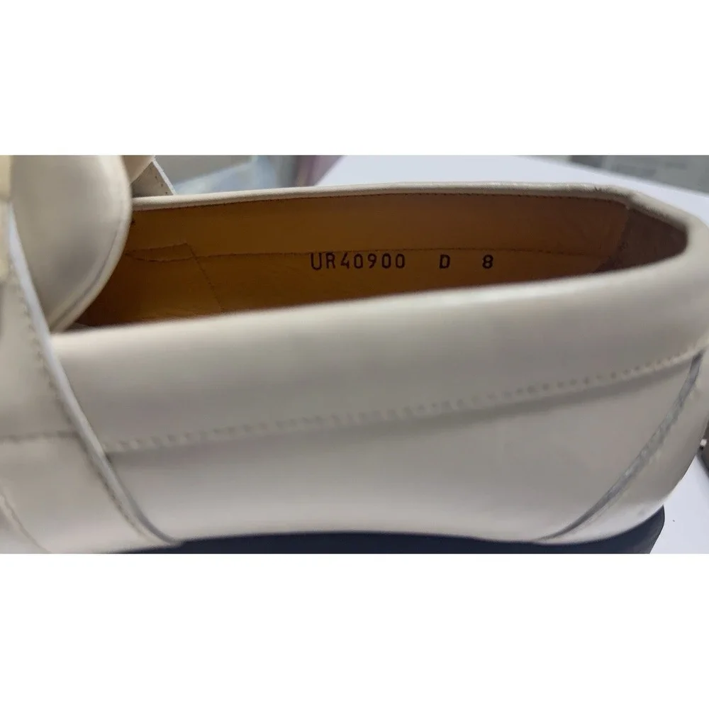 Salvatore Ferragamo Beige Leather Driver‎ Loafers Men's 8 US Made in Italy